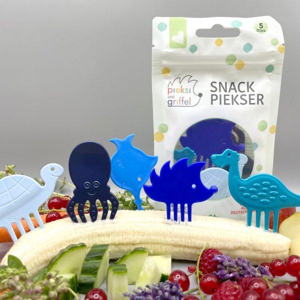 Snack Piekser 5er Set 'Ice Ice Pieksi' - Pieksi und Griffel