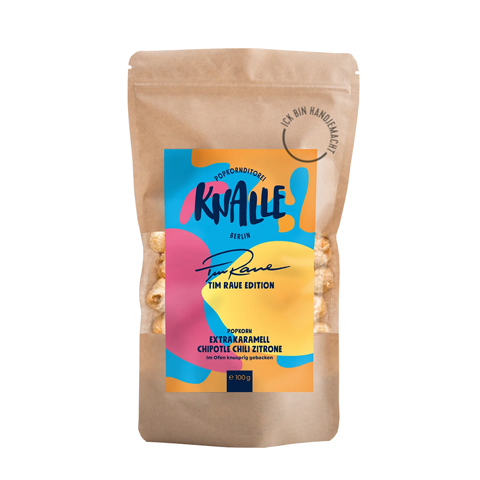 Knalle Popcorn - Extrakaramell Chipotle Chili Zitrone Popcorn – limitierte Tim Raue Edition