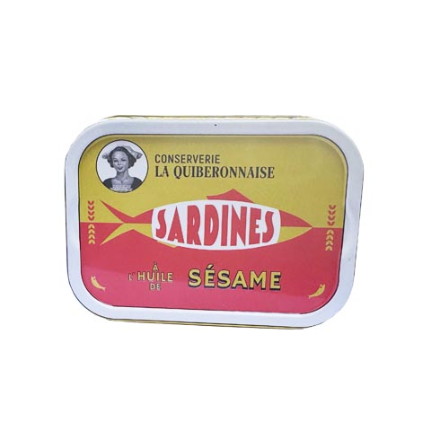 Bretonische Ölsardinen in nativem Sesamöl